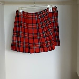 Plaid Mini Skirt